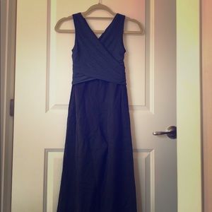 Anthropologie Dark Blue/Black Jumpsuit